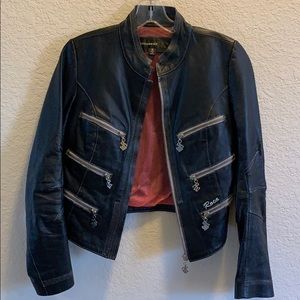 Vintage Rocawear fun and funky leather jacket